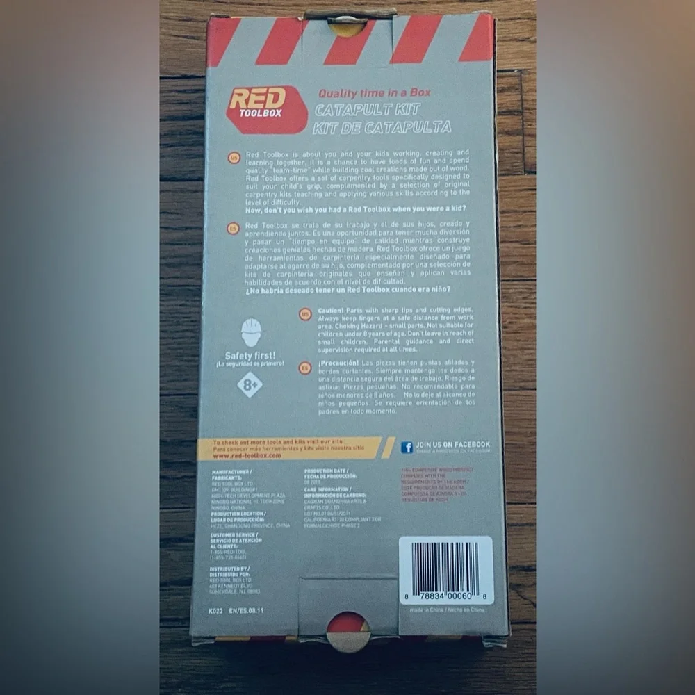 Red Toolbox Catapult Kit, Sealed Package